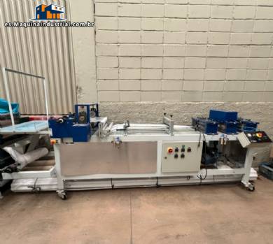 Lnea para la fabricacin de suelas desechables de tela no tejida para calzado