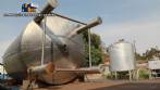 Tanque de almacenamiento de acero inoxidable de 30.000 litros con escalera