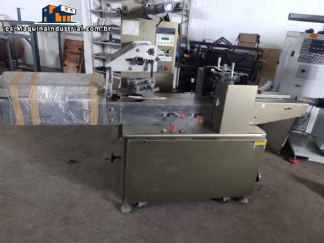 M�quina envasadora Flow Pack de acero inoxidable