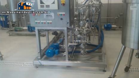 Pasteurizador tubular 400 L Willis