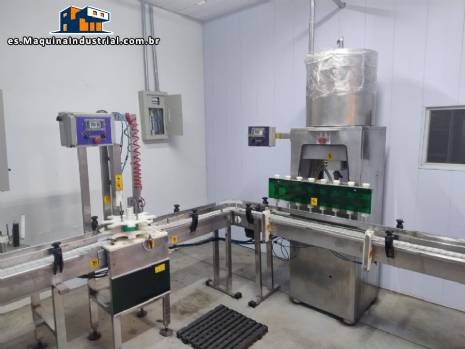 L�nea de llenado y enjuague de l�quidos por tornillo Aplimaq, de 800 a 1000 litros por hora