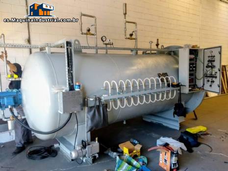 Autoclave horizontal para vidrio antibalas Pressure