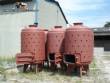 5 tanques cil�ndricos verticales de carbono acero 4000 L