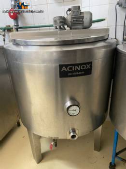 Tanque de yogurtera de ba�o mar�a encamisado ACINOX de 200 litros