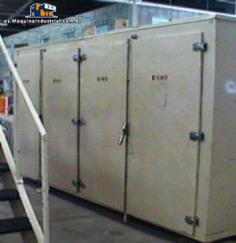 Horno de secado de polvos granulados con 100 bandejas