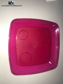 Molde de inyecci�n de plato cuadrado desechable