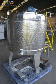 Tanque pasteurizador de yogur Mirainox de acero inoxidable de 500 litros