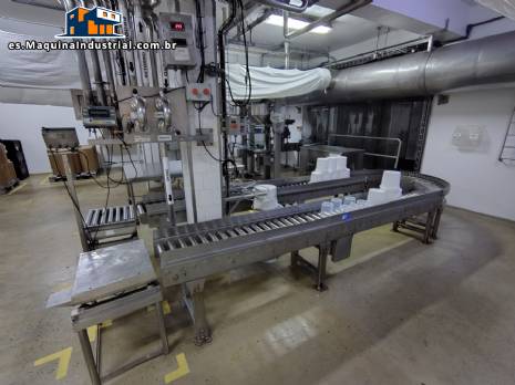 Sistema de llenado de acero inoxidable para cubos, barriles y contenedores grandes de 50 litros.