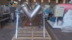 Batidora en forma de V de 100 litros en acero inoxidable