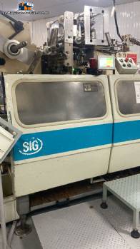 Envasadora flow pack BOSCH para galletas y bizcochos con cargadores PAKMAK