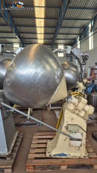 Recipiente para recubrimiento en forma de pera, 350 litros