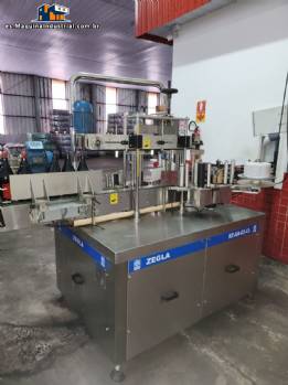 Etiquetadora autom�tica doble de acero inoxidable Zegla