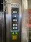 Horno turbo programable de acero inoxidable, alimentado por gas.