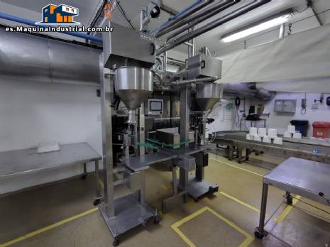 Llenadora dosificadora de acero inoxidable con 1 boquilla Serac