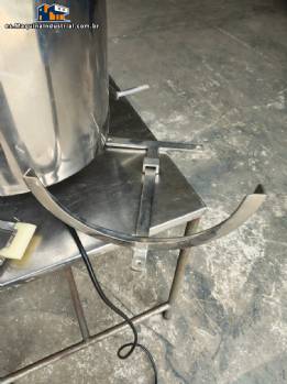 tanque reactor de mezcla encamisado de acero inoxidable para laboratorio de sobremesa