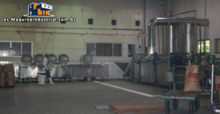 L�nea de producci�n de snacks de soja