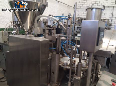 Encintadora autom�tica de botellas rotativas Fabrima