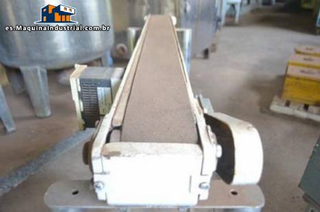 Cinta transportadora de 1,25 metros de largo