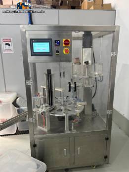 M�quina de llenado y sellado rotativa de acero inoxidable para c�psulas de caf�