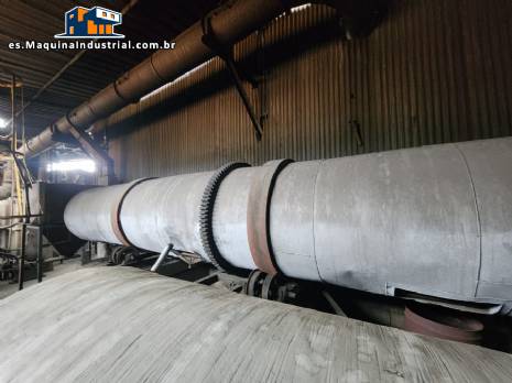 Secador rotatorio de acero inoxidable de 7,5 metros