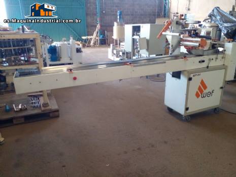 Empaquetador de paquete de flujo de acero inoxidable WEF Máquinas Empaquetador de paquete de flujo de acero inoxidable WEF Máquinas