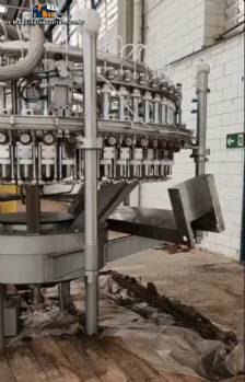 Máquina rotativa de llenado, enjuague y taponado para productos carbonatados 40 60 8 CFT Máquina rotativa de llenado, enjuague y taponado para productos carbonatados 40 60 8 CFT