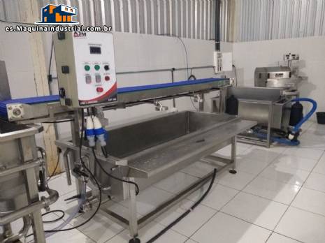 Prelavadora industrial para hortalizas de hoja Prelavadora industrial para hortalizas de hoja